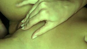 Naughty Blonde in Black Lingerie Teases Her Soft Pink Pussy