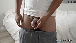 Hotwife takes BBC bull while pegging submissive hubby with strapon in bi action