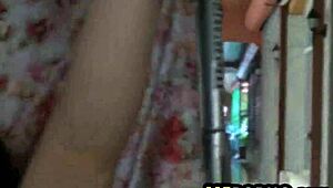 Hot girl masturbates in public and you can watch her in Oxanna Envy 3