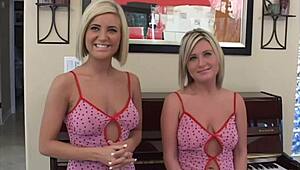 Princess Cameron and Gia Display Big Natural Tits Topless