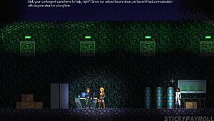 So, this cute blonde with a big ass kept getting pounded by a monster cock in Crisis Point Extinction.