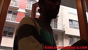 Lucky Married Cougar Grabs Young Black Cock for Wild Bedroom Fun