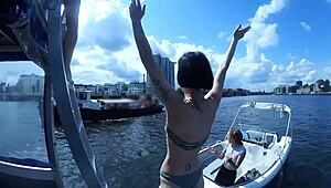 I am a 22-year-old blonde german girl spoiling my girlfriend with fingering and licking