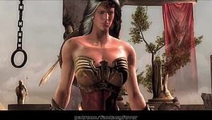 Wonder Woman Fucks Ares with Monster Cock