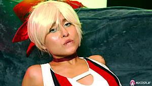 Blonde Skye Young with Small Tits Banged Hard in Hot Cosplay Sex