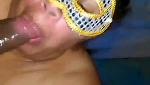 latina sucking and jerking to milk