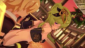 garden collei genshin impact hentai scene