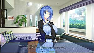 mahiru masturbates outdoors in garden riding big ass