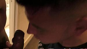 Hey guys, wanna join our bareback group fuck in public?