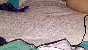 She says, 'this rabbit toy vibrates amazingly on my hairy pussy'