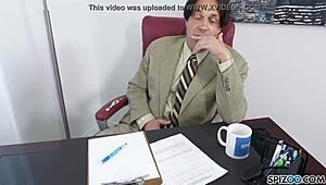 Lexi Lore punished hard by two monster cocks!