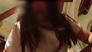 I love this chubby asian wife's big tits and pussy