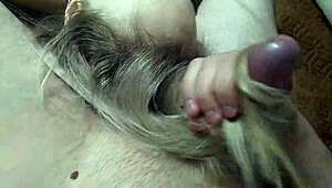 Long blonde hair gets me going, so I cum all over it.