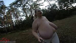 Showing off my huge plump boobs in nature this December 2023. Can't wait to flaunt more