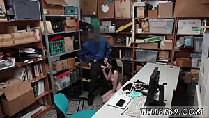 Police threesome with suspect outside.