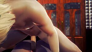 Karen gets pussy and anal fucked in uncensored hentai