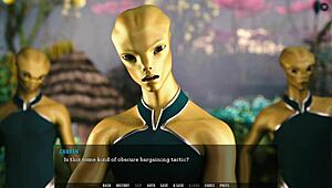 Сказки из бесконечной пустоты 11 - инопланетная девчонка дрочит себе для моего хуя! 😜