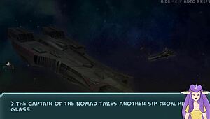 Anime babes get into a space battle in Star Chanel 34: Early Part 96