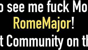 Blindfolded Jackie Ohh with big tits intensely fucks Rome Majors massive cock