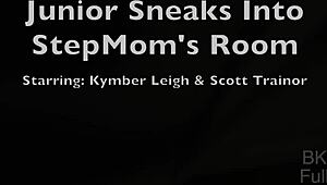 junior sneaks into stepmom's bed after nightmare, wanna join us in 4k?