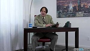 Lexi Lore punished hard by two monster cocks!