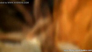 She dances and teases in striptease, undressing to nude with clothes ripped