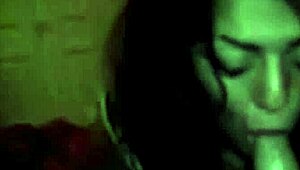 yo, check this amateur arab wife giving husband a long blowjob