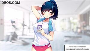 Spanish gym roleplay teaches new masturbation techniques