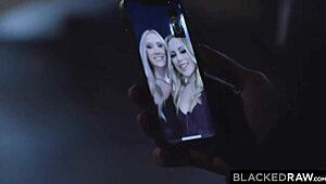 just chillin’ as blackedraw sorority bffs jazmin & anna-claire hunt bbc. their interracial deepthroat game is wild!