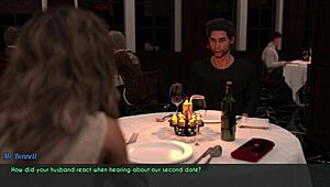 Wife seduces Bennett at dinner