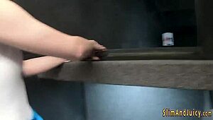 hey, watch this teen with a big butt ride face and get pounded hard!