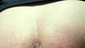 Guy enjoys dildo anal play with his ass