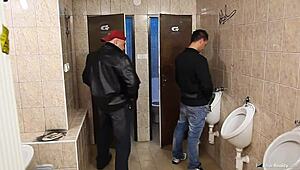 Hot Boy Kisses And Cums In Outdoor Gay Orgy Group