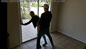 sex in a stranger's house where neighbors might watch