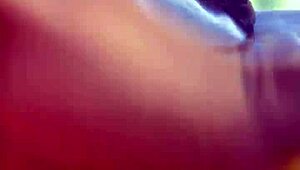 curvy pornstar fingers herself outdoors in public