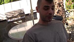 ashli knows how to please her man with a blowjob and facial, moaning all the way