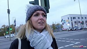 German student Amelie faces fake model job for money after street casting