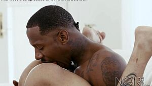 Noirmale's Guts Rearranged by Big Black Cock Riding and Anal Fucking!