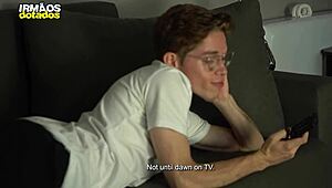 Brazilian Twink's Tight Hole Stretched by Huge Invader