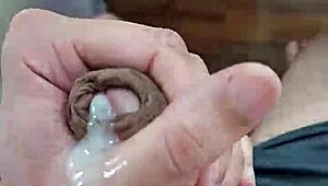 Hey, check out this cute Brazilian twink with a huge cock!