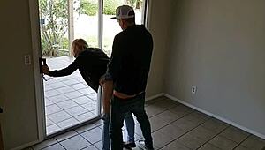 A homemade sex video of a couple having sex in a stranger’s home with the possibility of being watched by the neighbors