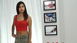 Amateur beauty hardfucked at casting with bound teen 18+ girl.