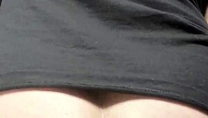 Guy enjoys dildo anal play with his ass