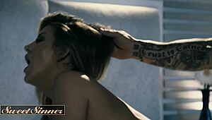 watch smoking hot lexi stone and derrick pierce in explosive sex, pure passion everywhere - sweet sinner