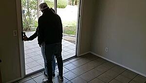 sex in a stranger's house where neighbors might watch