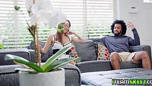 Maid Honey Hayes Begs For More Of Her Client's Big Throbbing Cock