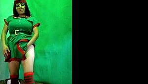 stepdad’s mood lifts with my sexy elf homemade clip