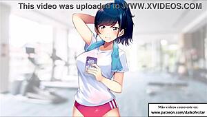 Spanish gym roleplay teaches new masturbation techniques