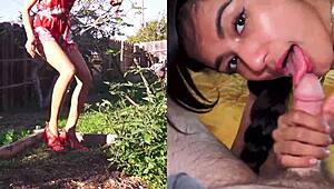 Girlfriend Deepthroats Investor With Shaved Pussy