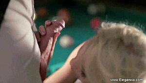 in a wonderful blowjob fantasy, milf gives handjob and oral leading to facial cumshot